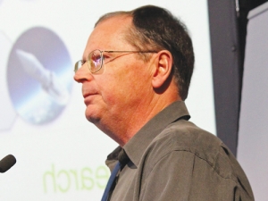 AgResearch scientist Stephen Haines is looking into velvet’s complex make-up. photo: Word and Pictures