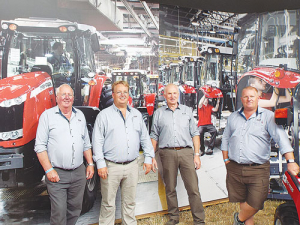 The JJ’s team with a combined total of 137 years’ service between them: from left, Dave Jones, Paul Jones, Geoff Sadlier and Grant Jones.