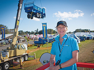 Central Districts Field Days sales manager Cheryl Riddell.