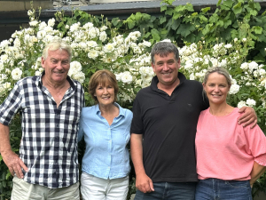 From Left: Dave, Jan, James, and Debbie Stewart.