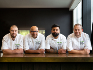 Left to Right: Dean Thompson, Chetan Pangam, Mrinal Ghosal, and Cameron Davies.