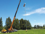 Radio upgrade at Goudies Farm - part of the Rural Connect Project.