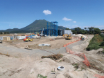 New Māori-owned dairy plant, Kawerau Dairy under construction.