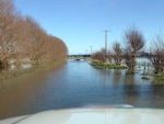 Flooding near Main Drain, Rangiotu.