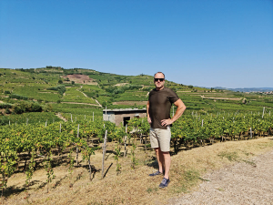 Matt Thomson in Soave, northeast Italy.