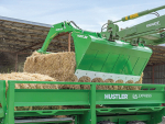 GrappleMax Grapple Bucket is designed to handle round or square bales of hay, silage or straw.