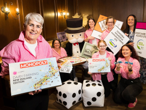 Dairy Women’s Network celebrating the launch of their Monopoly Board game.