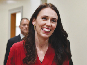 Jacinda Ardern.