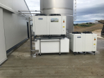 The milk cooling system at Luxmore Farm, Southland, was completed by Cowley Electrical Dairy and Pumps recently. It has two Tank chiller units - one connected to the base of the tank and the other to the side wall.