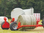 The E-Twin bale-wrapper.