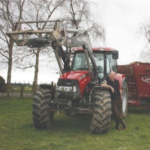 Ross Barker with his Maxxum 125