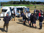 Year 11 students from Oamaru’s three high schools ventured out of the classroom and onto the farm for a field day hosted by the North Otago Sustainable Land Management (NOSLaM) group.