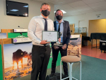 Chris Poole (left) has been crowned the Waikato Bay of Plenty FMG Young Farmer of the Year.