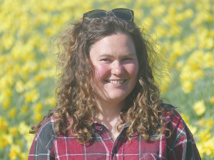 Canterbury flower grower Courtney Chamberlain is a finalist in the national Young Horticulturist of the Year competition.