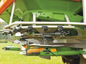 Amazone fertiliser spreaders.