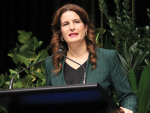 Finance Minister Nicola Willis addresses the HortNZ Conference.