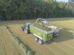 The Fliegl TMK Dump Trailer Range are said to be ideal for carting maize, grass and cereal crops during harvest.