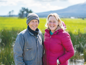 Taranaki farmers Donna and Philip Cram.