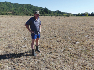 Golden Bay Federated Farmers President Wayne Langford says the top-of-the-South drought is starting to bite.