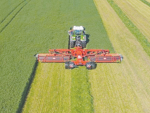 The new Kuhn trailed mower.