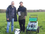 Dr Andrew Cartmill (left) and Eduardo Sandoval-Cruz, the senior technical officer involved in the project.