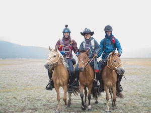 From left: Maxim van Lierde Taranaki, Michele Tanaka USA, and Ben Wilks Katikati.