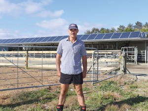 Woodville farmer Matthew Jackson says his solar powered milk shed has cut his power bill by over 50%.