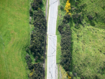 A damaged road in the Kaikoura area. Photo: NZ Defence Force. 