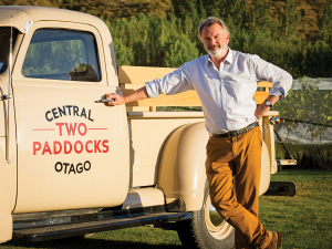 Sam Neill at the Last Chance Vineyard in Earnsleugh