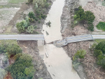 Damaged roading in Tairawhiti. Photo Credit: Chorus