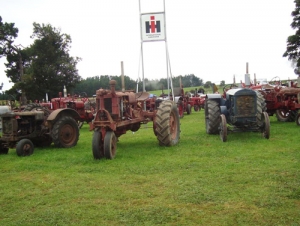 Vintage tractors will be on display at the event.