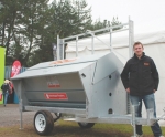 Wheeled feeder enhances grain use