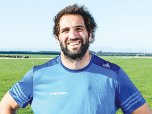 Sam Whitelock will be at the Fieldays.