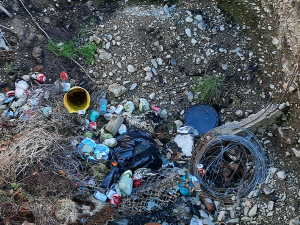 The pits are normally between one and four metres deep, with soil placed on top of the contaminated material to cover it. Photo Credit: Environment Canterbury