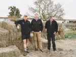 Co-chair of the Hawkes Bay rural advisory group Lochie MacGillivray (centre) says the region is now into the phase of working through the hard yards of the winter. Photo: Michael Schultz Photography.