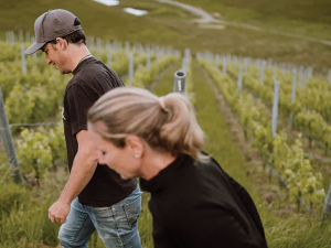 Rachael and Murray Cook growing Nous. Photo Credit: Francine Boer Photography.