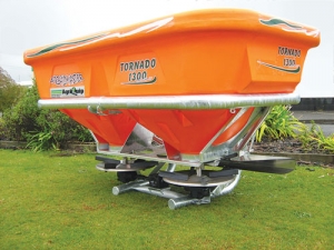 Tornado fertiliser spreader.