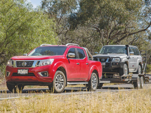 The Navara’s new dual-rate rear spring system has an integrated lower and higher spring rate that provides a comfortable ride in unladen and light payload conditions.