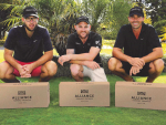 (L-R) Daniel Vettori, Brendon McCullum, and Stephen Fleming.