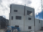 Danone’s $25 million blending and packaging plant under construction.