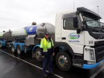Fonterra tanker operator Stephen Curtis&#039; usual route brought him face-to-face with a near fatal accident.
