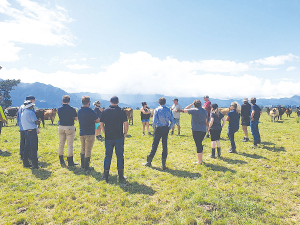 Andrew and Jenny McGiven hosted a discussion group on their farm last month to look at the positive impact of Biozest pasture spray on milk production.