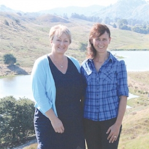 Sandra Matthews (left) and Marie Burke