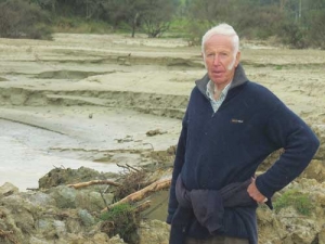 Nick Tripe, 77, lost 15% of his pastures to slips and silt damage.