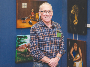 Feilding-based farmer Graham Christensen has carved himself out a new career a new and successful career – as an artist, painting rural scenes.