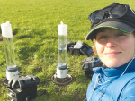 Kirsten Duess' postgraduate research saw her lead a long-term field study on soil and catchment hydrolody in Southland and the role mole and tile play in that region.