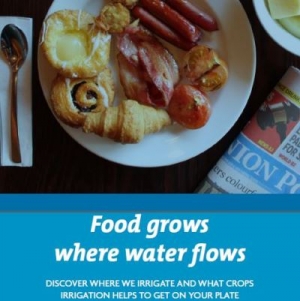 Food grows where water flows