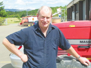 James Millner is leading research into the potential benefits of planting native shrubs for use as sheep fodder.