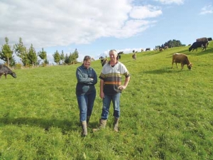 Te Awamutu farmers Matt and Sarah-Jane Yates.