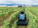 The Agritech Connector event included Pernod Ricard Winemakers’ autonomous tractors. Photo by Jim Tannock